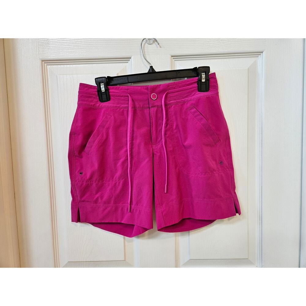 Athleta Womens Size 0 Pink Hiking Trail Shorts Drawstring Lightweight